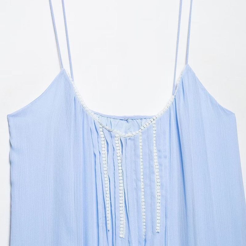 Kaslead New Women Clothes Western Style Fashion Medium Long Version Fine Sling Dress 3064334