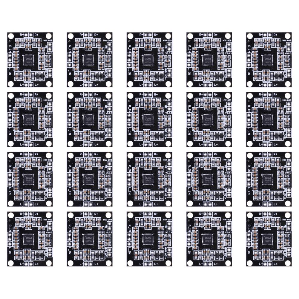 PAM8610 Mini Audio Power Amplifier Board 2x15W DC7-15V Class D Dual Channel Stereo Mini Digital Amplifier Voice Sound AMP Module