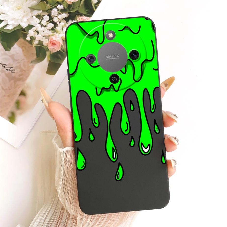 For Honor X9d Case MTN-NX1 Cute Dinosuar Cartoon Cover Soft TPU Phone Cases For Honor Magic 8 Lite X 70 HonorX70 HonorX9d Fundas