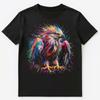 Colorful Paint Splash Eagle Art Graphic Unisex T-Shirt