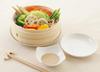 Ishigaki Delish Life Bamboo Steamed Dim Steamer Basket with 4717 Steamer, Dishes, Sum, Lid, 21cm,