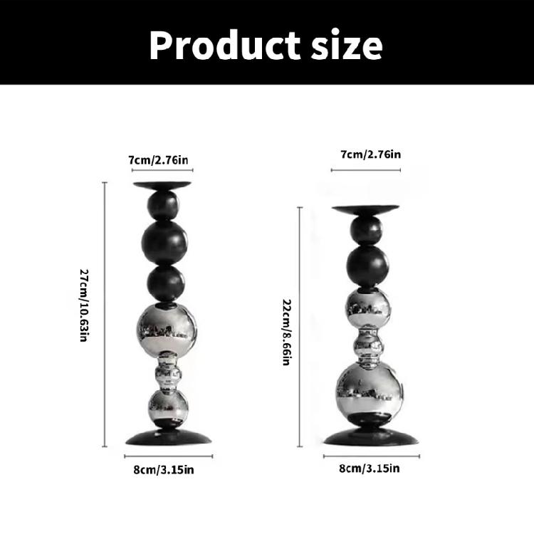 Tall Iron Tapers Candle Stands Candlesticks Tapers Holders for Home Decoration Wedding, Dinning, Party