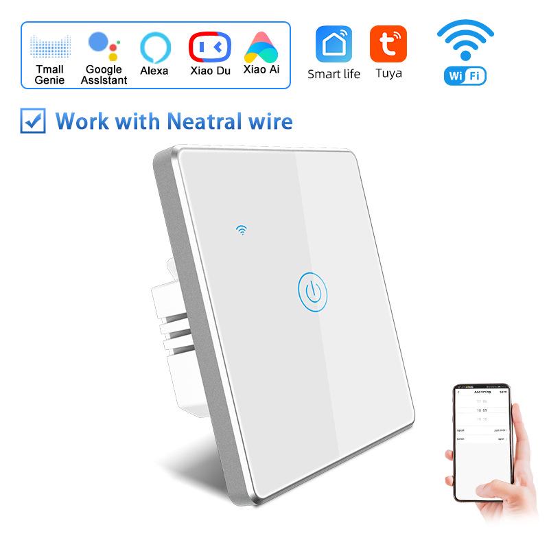 Graffiti EU Smart WiFi Touch Switch with Alexa Voice Control
