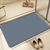 Solid Color Simple Bathroom Mat Bathroom Door Mat Household Soft Diatom Mud Toilet Door Mat