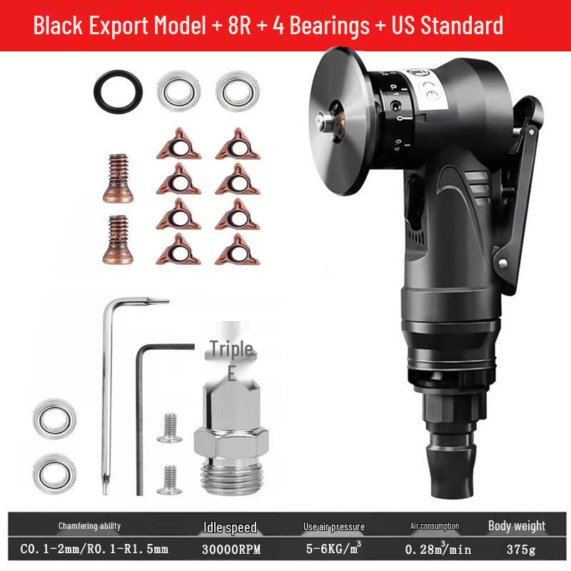 Handheld 45° Pneumatic Chamfering Machine for Metal Deburring