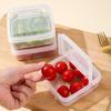 Transparent Butter Cheese Slice Storage Box Portable Refrigerator Fruit Vegetable Fresh Keeping Storage Box Preservation Box