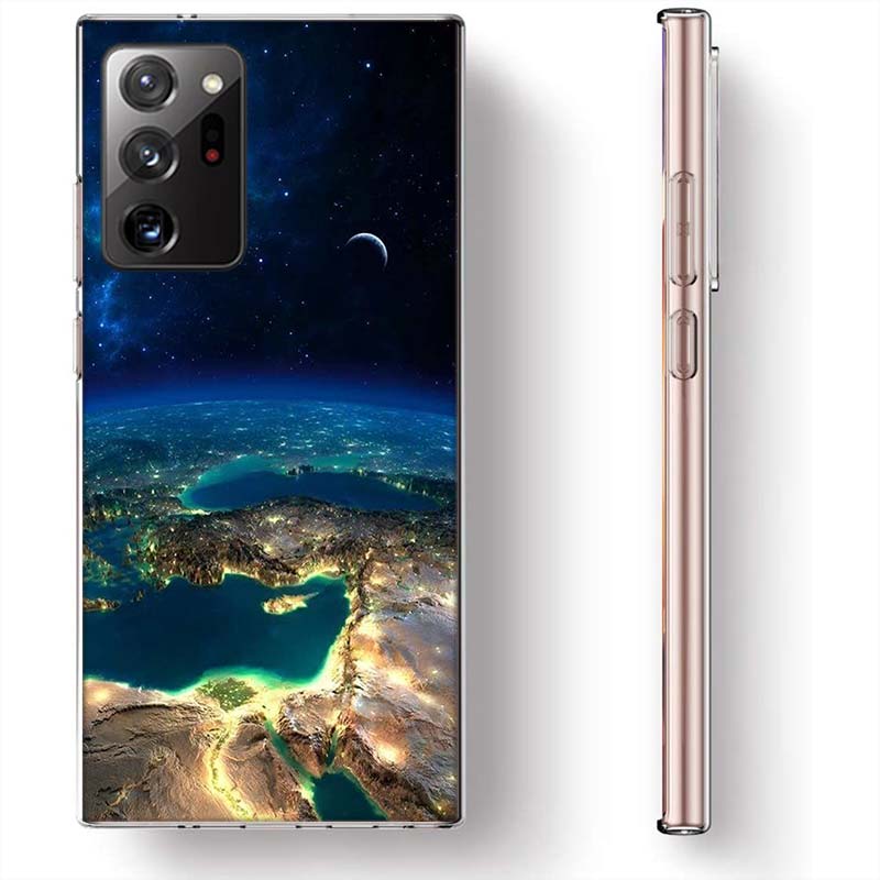 Earth, Stars, Space Phone Case for Samsung A17 A37 A57 A55 A35 A25 A15 A54 A14 A24 A34 A13 A23 A33 A53 A07 A05S A04S A03 A73 Gal