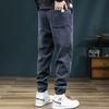 Men's Baggy Sweatpants Casual Straight Leg Pants Drawstring Loose Trousers With Pockets