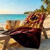 Galatasaray Beach Towel Quick-Dry Soft Microfiber Comfortable Lightweight Suitable for Sports, Travel, Swimming, Yoga, Bathroom, Beach, And Pool