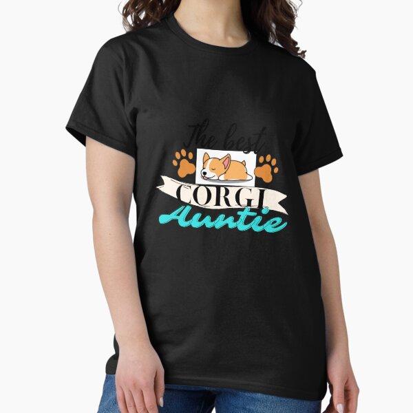T-shirt Classique Tante Chien Corgi