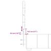 Box Spring Bed with Mattress Dark Brown 100x200 cm Fabric