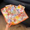 New 71 * 71cm Korean version small square scarf women's silk scarf spring and summer thin sunscreen scarf neck protection tied bag headband scarf
