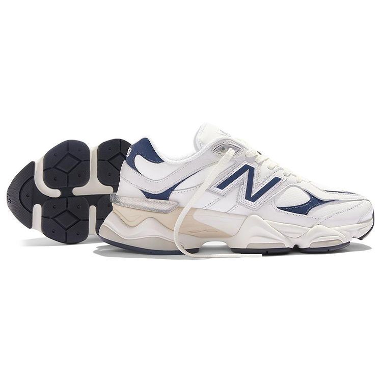 New Balance 9060 White Navy Unisex Sneakers Sea-Salt U9060VNB