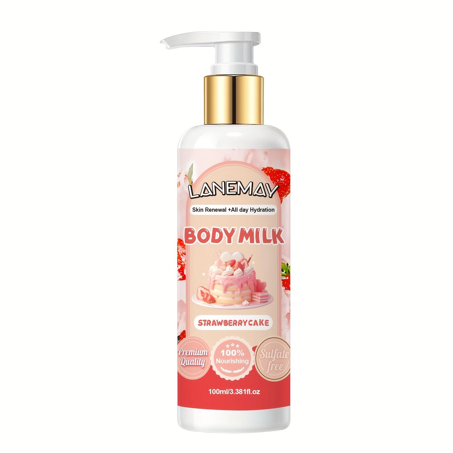 

Лосьон для тела Клубника и Молоко - Глубоко увлажняет и питает Светло-бежевый, Улучшает Светло-бежевую мягкость, Защищает от сухости 100ml