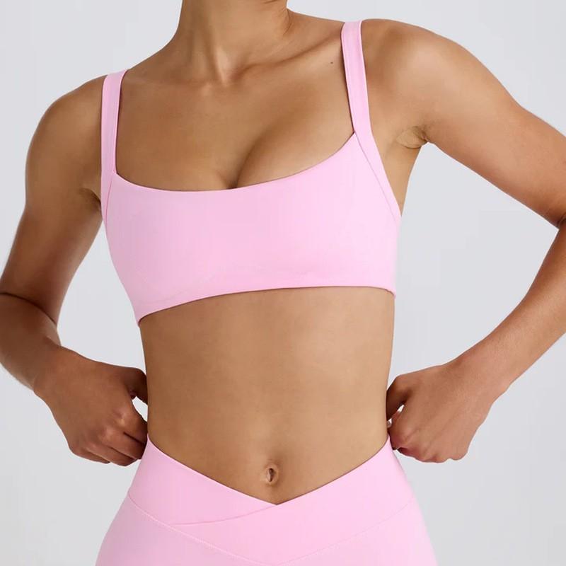 Womens Sports Bra Shockproof Backless Yoga Running Fitness Gym