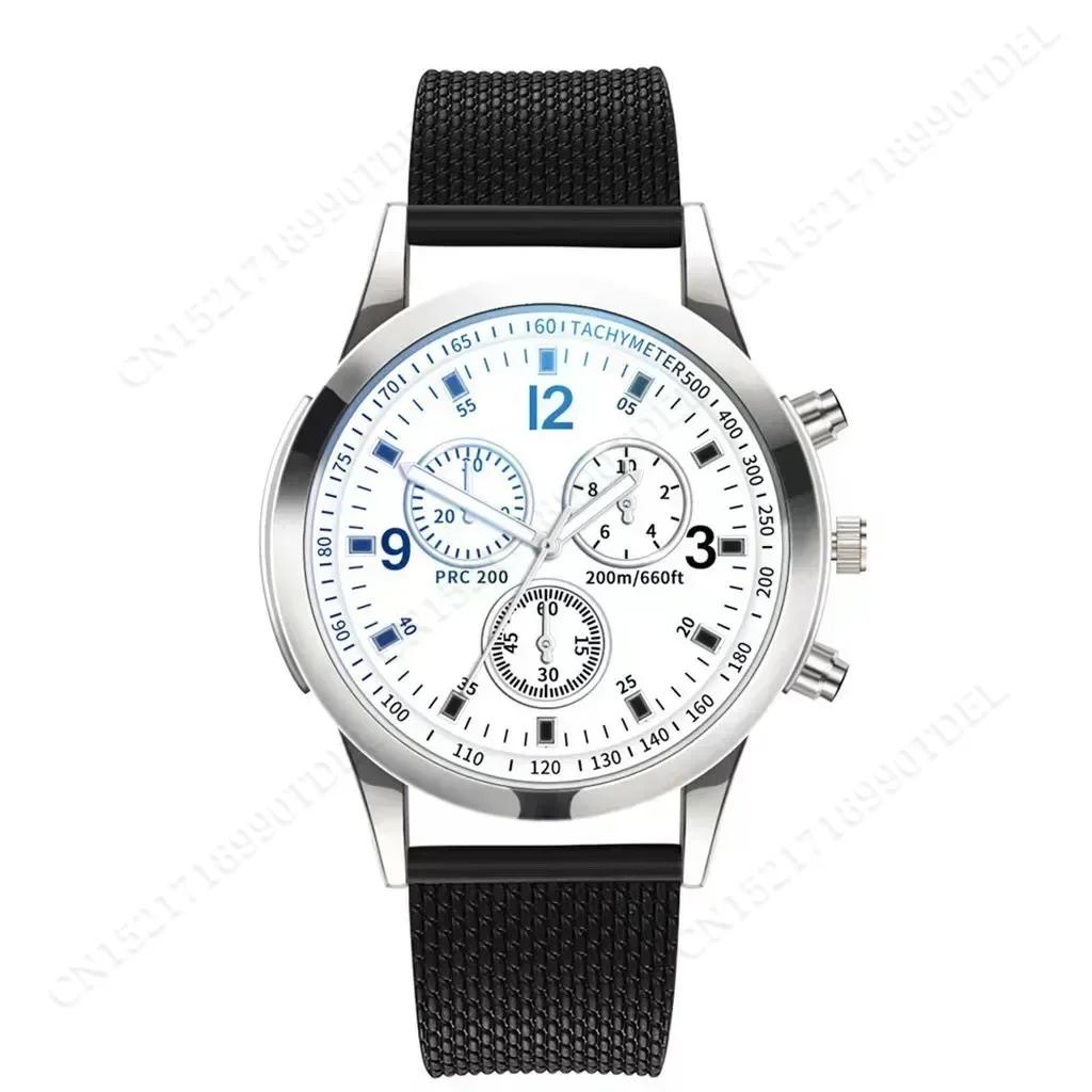 Men Watches Luxury Band Round Watch Fashion Blu-ray Roman Watch for Man Relojes Para Hombre