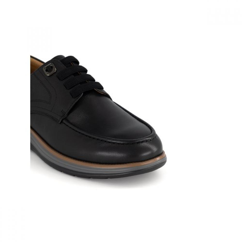 Tandy Men Boat Shoes Black Q19112