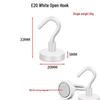 Strong NdFeB Magnetic Hook Refrigerator Sticker: No-Drill, Open, Round Magnet