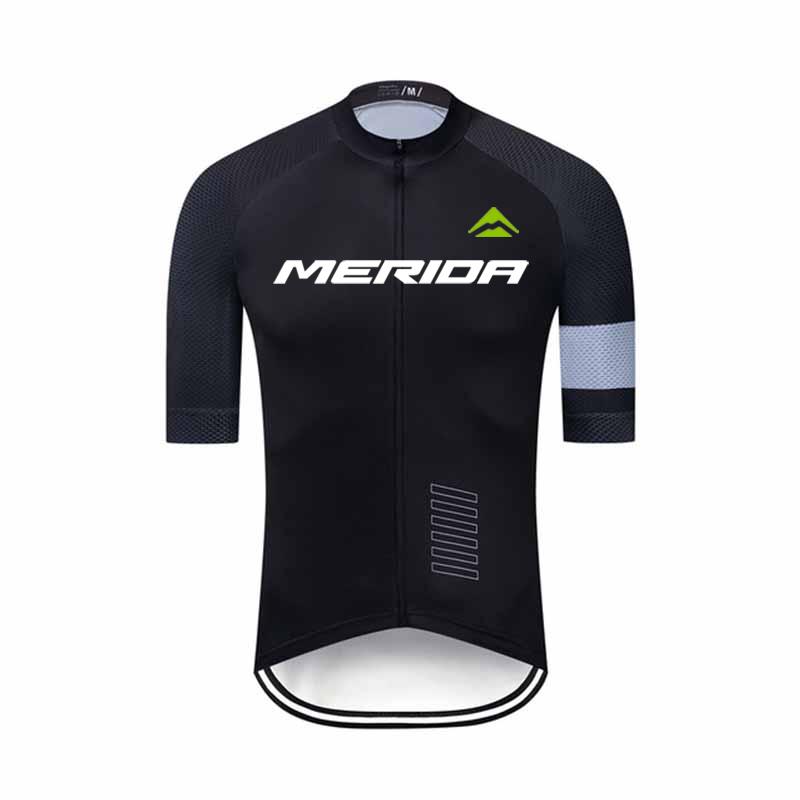Men Summer Merida Short Sleeve Cycling Jersey Set MTB Maillot Ropa Ciclismo Bicycle Wear Breathable Cycling Clothing