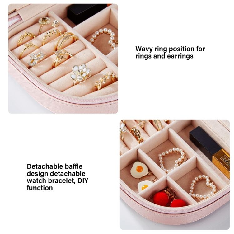 Travel Friendly Large Jewelry Case Luxury Travel Friendly Jewelry Case with Soft Interior for Business and Leisure