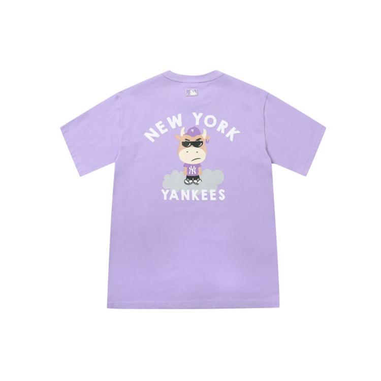 New MLB T Shirts Unisex Purple 31TSC9131-50V