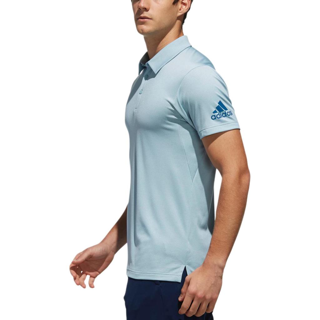 Adidas Polo Shirts Men's Blue Polo Collar Moderate Straight Fit DQ2928