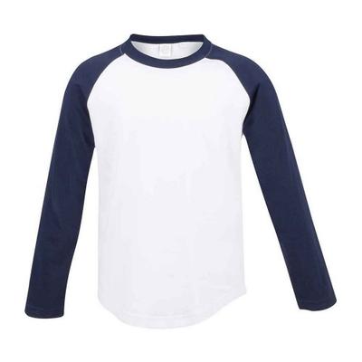Childrens/Kids Long-Sleeved Baseball T-Shirt