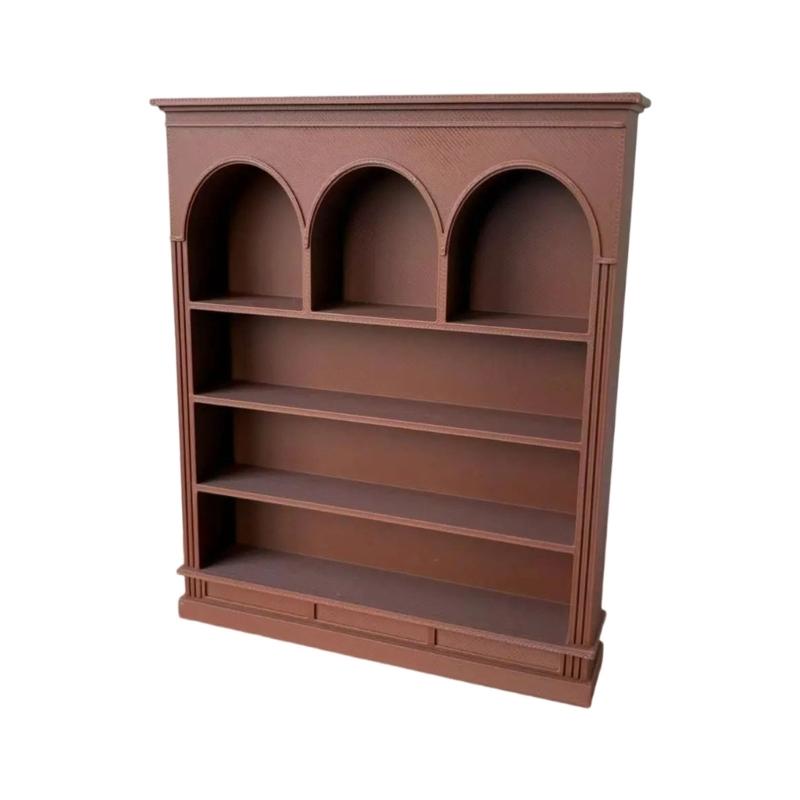 Multiuse Modern Display Shelf Model Figurine Miniature Furniture For 1:12 Scale Doll House Living Room Scene Settings