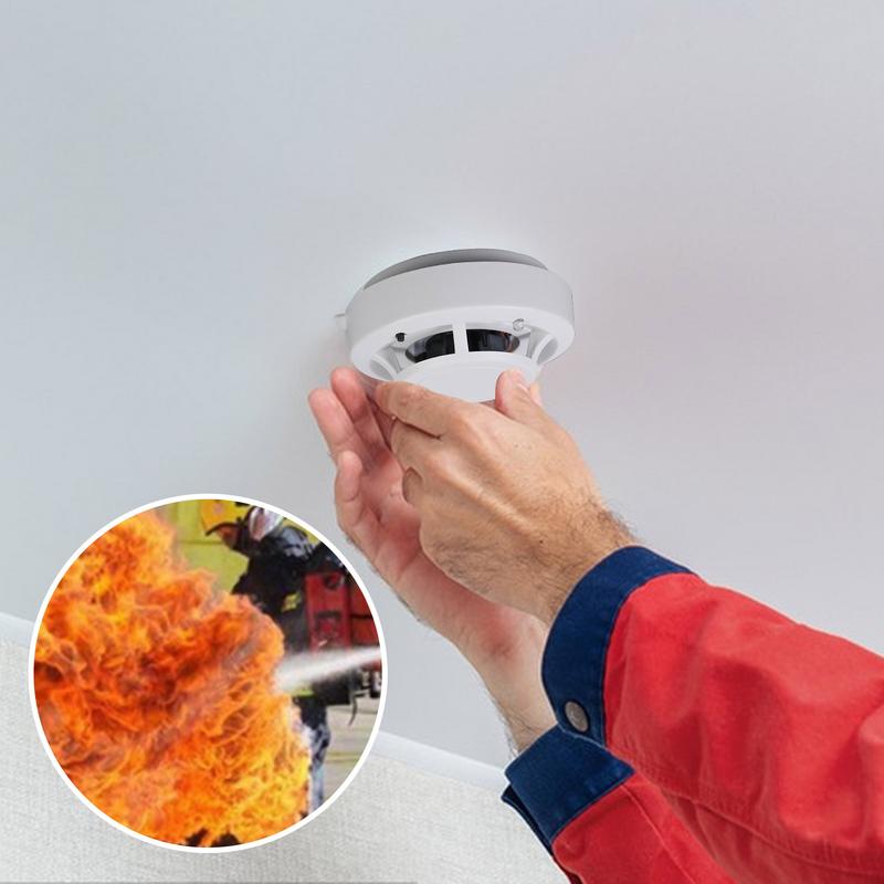 Battery Fire Alarm Home Fire Detectors Small Wireless Interconnected Kitchen Alarm Battery Operated Photoelectric Fire Detector