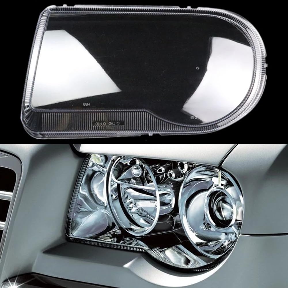 Для Chrysler 300C 2003-2010 Прозрачная крышка фары Корпус фары Абажур Корпус Плексиглас Замена корпуса фары Only Left