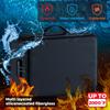 Caixa de Documentos à Prova de Fogo Resistente à Água Isolada Termicamente Portátil para Laptop Arquivos Estojo de Segurança Doméstica contra Incêndio com Zíper Multi-compartimento