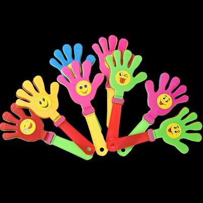 10ks Ruční klapky Noisemakers Plastové tleskací zařízení na dlaně Tleskací ruce pro darování herních doplňků Ceny za laskavost