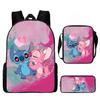 Lilo Unisex Kids Backpack Set Waterproof Oxford School Activities Outdoor