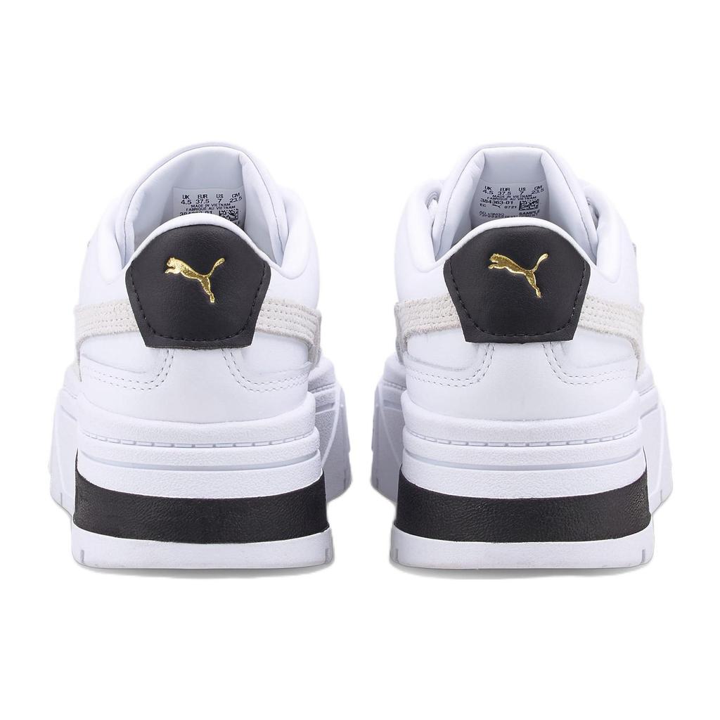 Puma Mayze Stack White Vaporous Grey Women Sneakers 384363-01