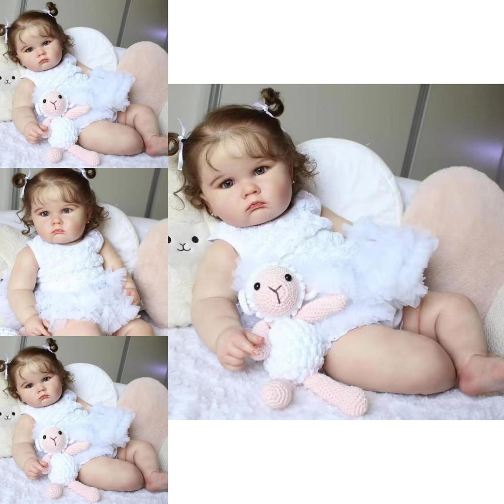 Silicone Reborn Doll Charlotte 60cm Realistic Girl Toy For Collectors And Giftgiving