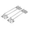 Long-Lasting Storage Solution Adjustable Fridge Bars Organize Refrigerator Bars Easy Installation Low-Temperature Resistance