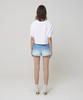Meuameu Logo Wide Crop T-Shirt