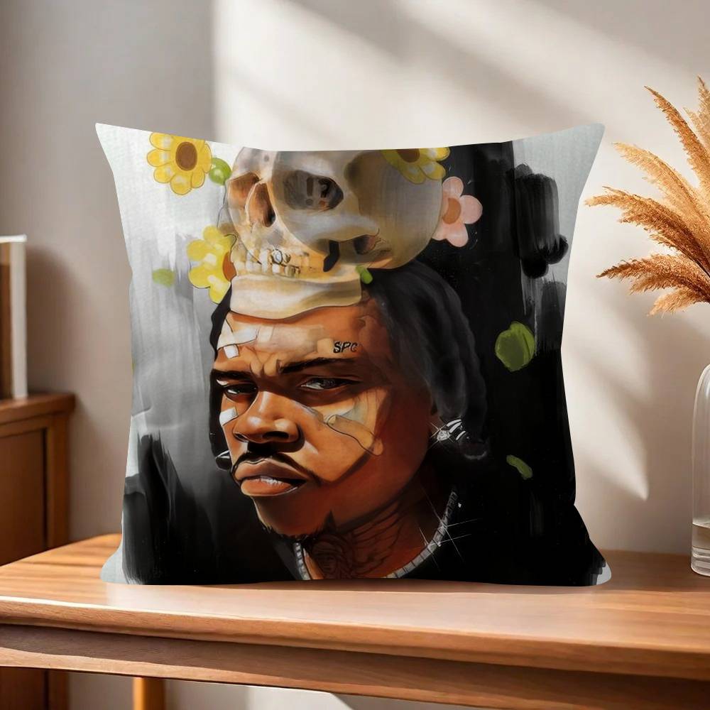 Singer Gunna Hot Album Pillowcase Toon Gift Cushion Cover Bedroom Home Sofa Chair Seat Decor Pillow Case