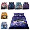 Fortnite Bedding Set 3-piece Bedding Set With Pillowcase And Duvet Cover Polyester Material