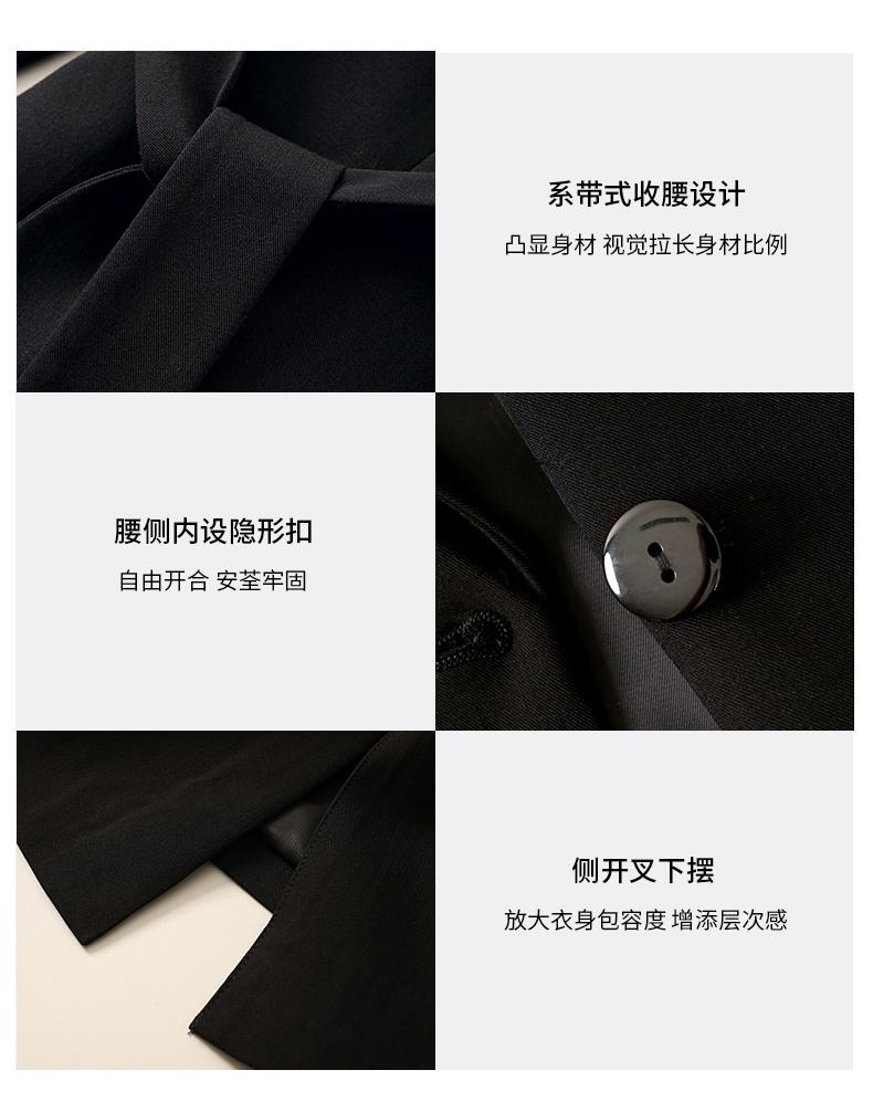 Simple commuting irregular strap design, suit jacket, women's suit