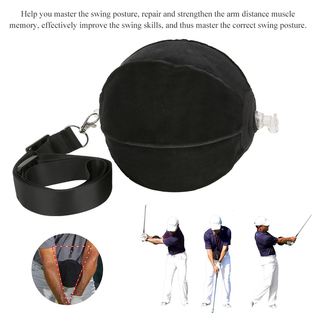 PVC Golf Swing Assisted Training Posture Correction Smart Inflatable Ball Auxiliary Accessory