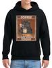 Coffee Because Murder Is Wrong Hoody Cat Funny Kitten Party Gift Unisex Hood