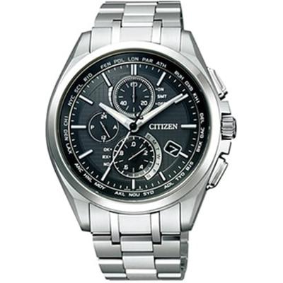 AT8040-57E ( Uhr ATTESA Eco-Drive Funkuhr Direct Flight AnaloganzeigeDünn) Runden
