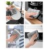 Thickened Bamboo Charcoal Microfiber Kitchen Dishcloth Set