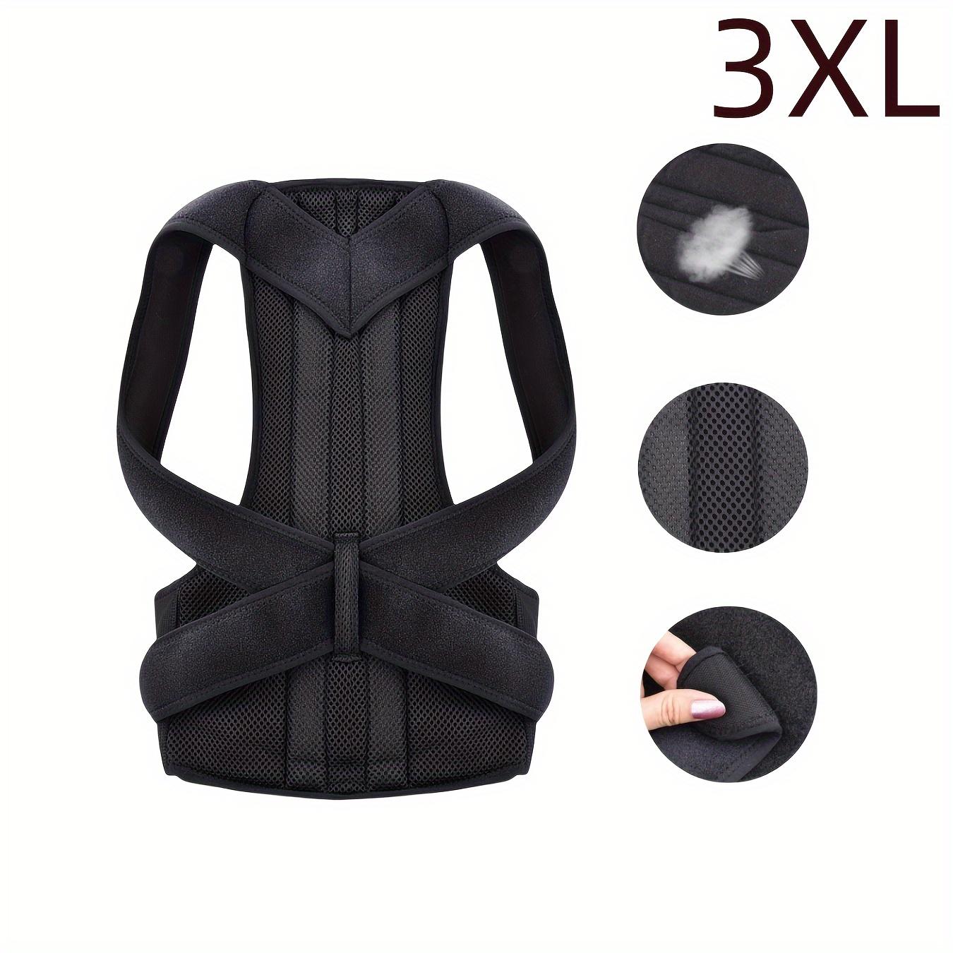 

Пояс для коррекции осанки спины, пояс для укрепления и фиксации спины XXXL чёрный