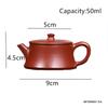 50ml Yixing Handmade Purple Clay Teapot Raw Ore Zhu Mud Tea Pot Household Beauty Kettle Chinese Zisha Tea Set Tradition Teaware