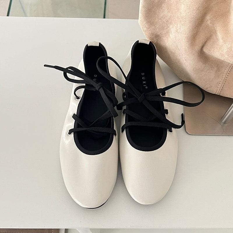 

Мода 2025 Новая Мода Удобные Женские Балетки Танцевальная Обувь Женская Обувь На Шнуровке Мелкие Женские Балетки С Обувью 35 бежевый