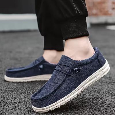 Men Leisure Sneakers Spring Summer Breathable Lightweight Outdoor Canvas Shoes Large Size Men's Shoes Walking Loafers