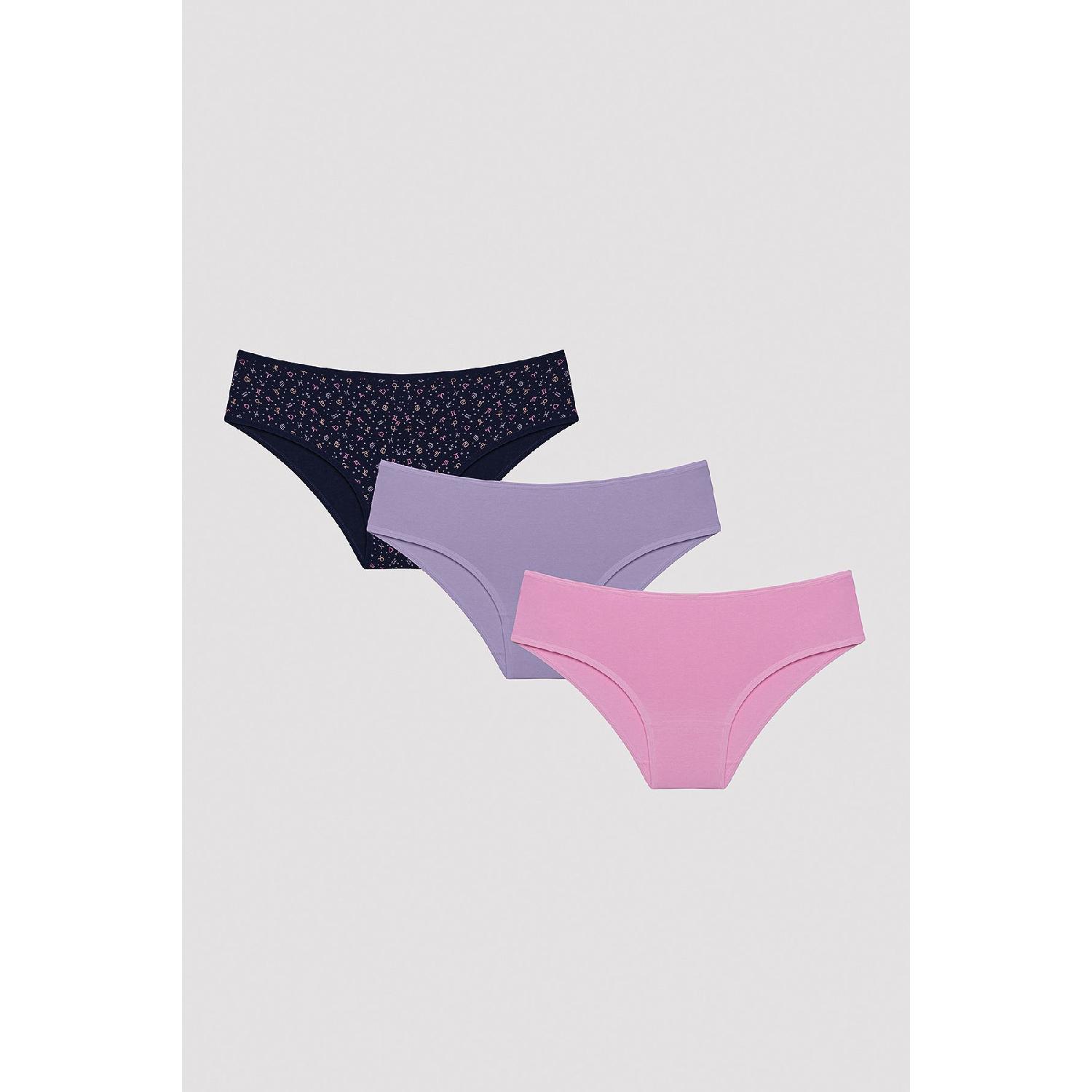 

Horoscop Printed 3-pack Cover Slip Panties S чистий