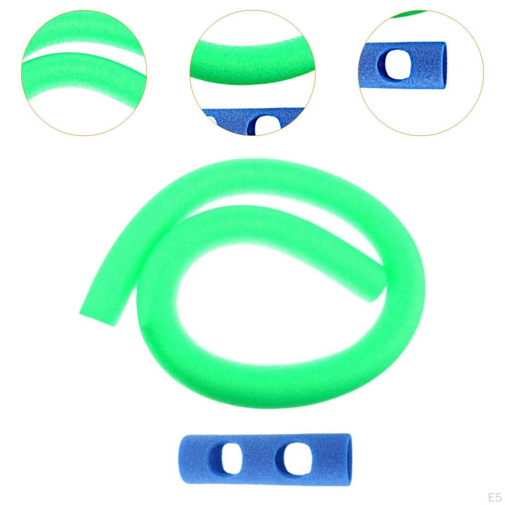 Connector-Equipped Pool Noodle for Swimming, Versatile Water Accessory